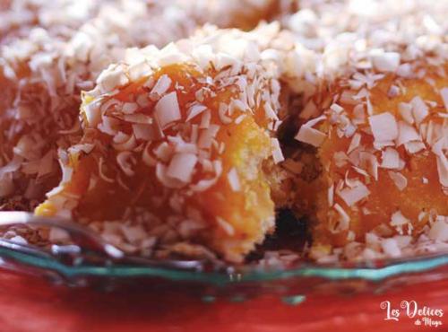 Bolo de Diet de Damasco com amêndoas Les Delices de Maya